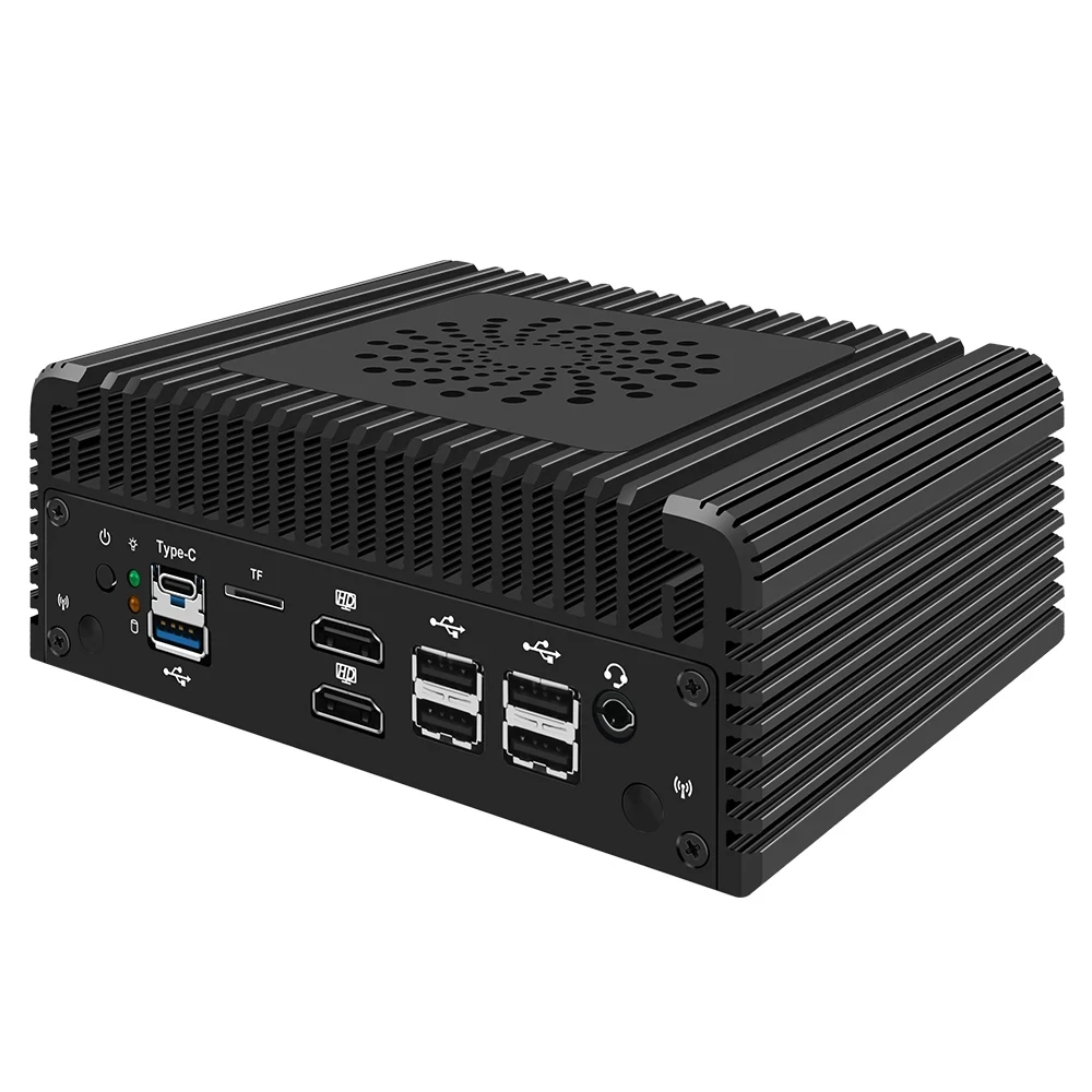 2024 Intel i3 N305 N100 Soft Router 12th Gen Firewall Mini PC 2x10G SFP+2xi226-V 2.5G 2xNVMe 2xHD DDR5 MiniPC NAS Server Proxmox 6
