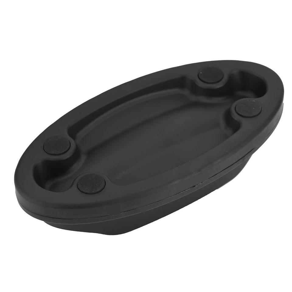 Supporto Ruota Anteriore Per Allenamento Su Rulli - Rialzo In Plastica Nera 22,8x11,8x5,7 Cm Per Bici Da Strada E MTB