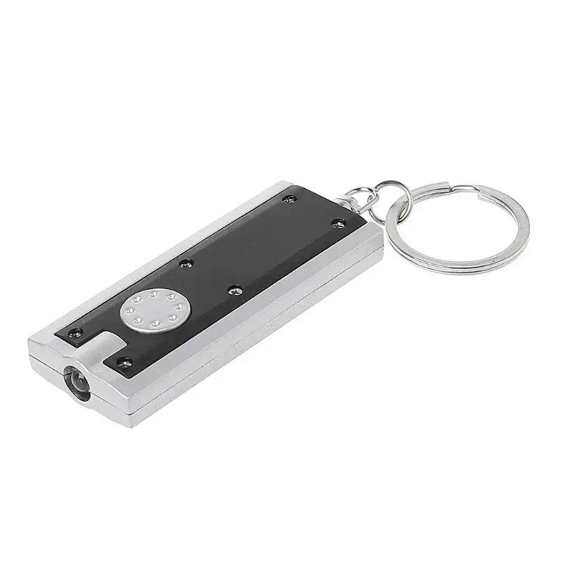 

Mini Light LED FlashLight Plastic Single File Flashlights With Keyc