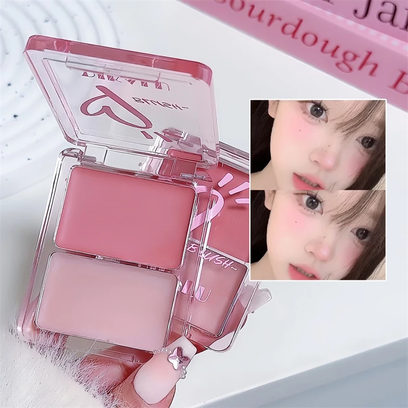 Water Light Peach Cream Blush Milk Pink Cream Natural Cheek Tint Brighten Waterproof Face Contouring Orange Blush Palette Makeup facial blusher blush cream cream blusher