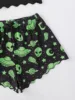 New Alien Print Camisole Top Shorts Loungewear Pajama Set Women's Pure Desire Pajamas Valentine's Day ChristmasEve BirthdayGifts 3