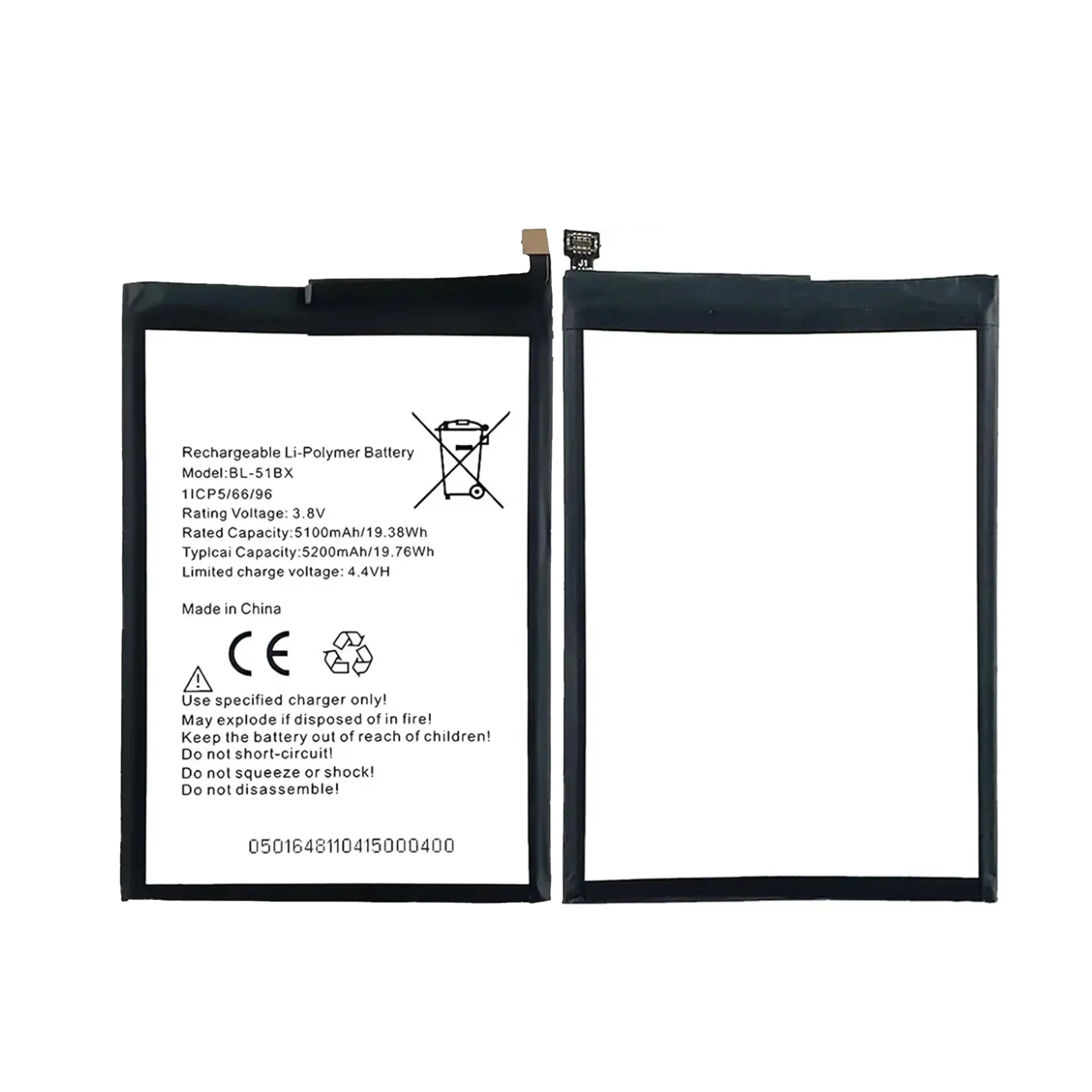 100% New Original BL-51BX Bbattery For Infinix X692 / NOTE 8 / X683 / HOT 10 / X682B / NOTE 8i Cell Phone