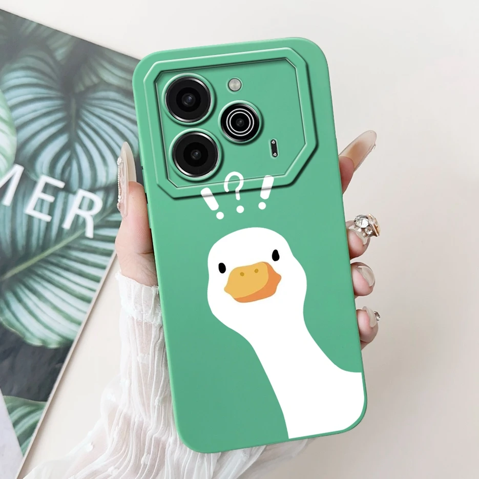 Cute Fashion Painted Soft TPU Phone Case - 6.78'' Cover with Bumper Protection