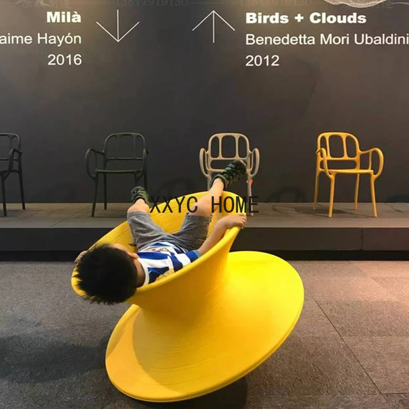 Silla giratoria para niños, taburete con rotación de 360 grados, para parque de atracciones, juguete al aire libre, ocio