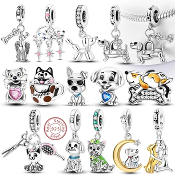 Poodle Heart Charm Bead 1