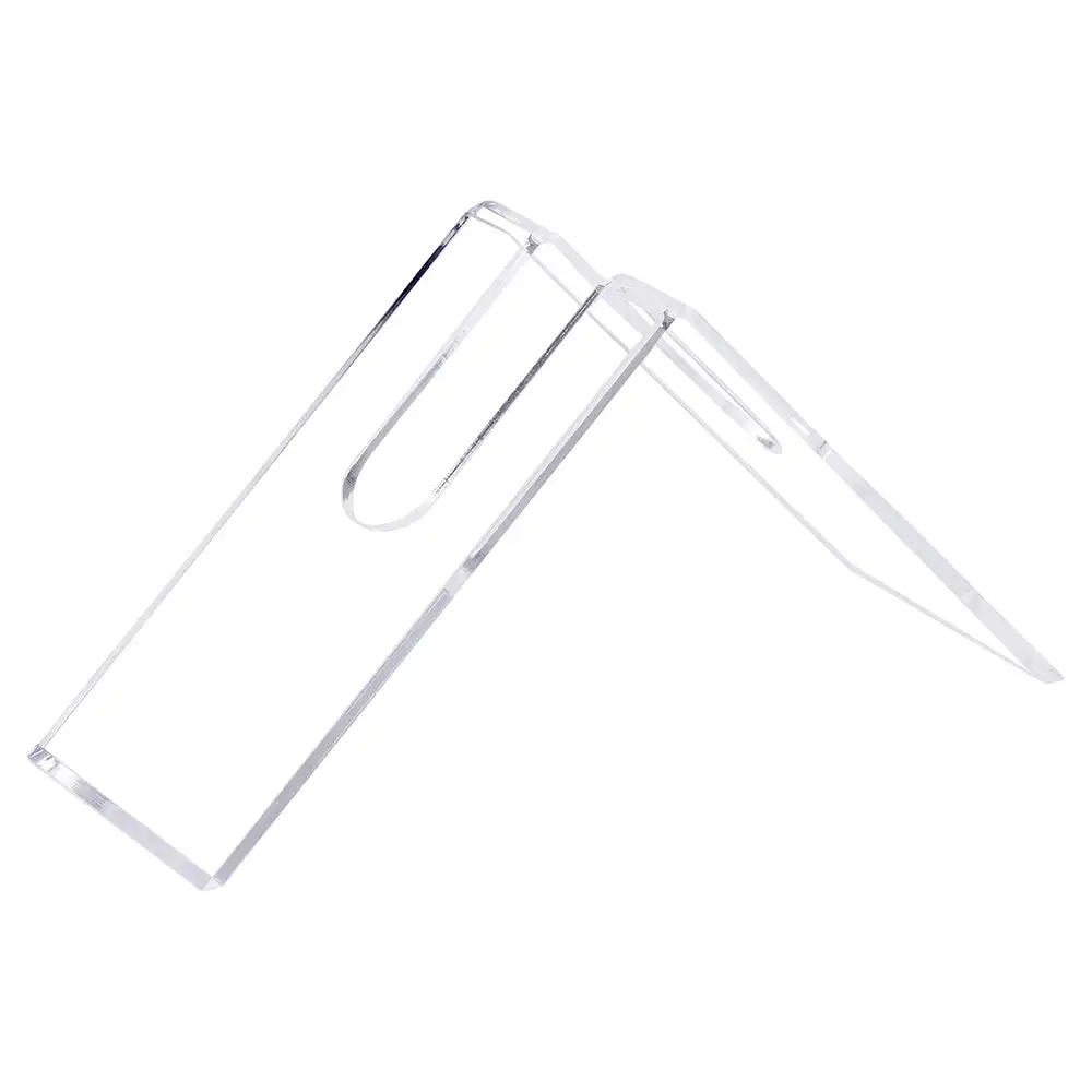 Transparent Lucite Napkin Holder Desktop V Shape Acrylic Napkin Holder Tissue Box Organizer Hotel Restaurant Table Decor 3