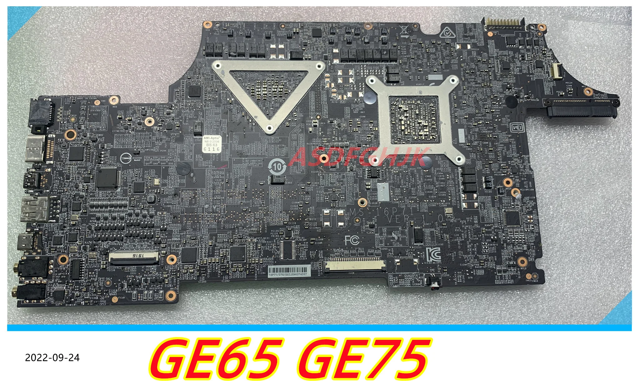 Original MS-16P71 FOR MSI Ms-16p7 Ms-17c7 GE75 ge65 Laptop