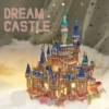 IRON STAR 3D Metal Puzzle Pink Dream Castle With Light DIY Assembly Model kits Toy For Adults Children Gift for Girlfriend 1