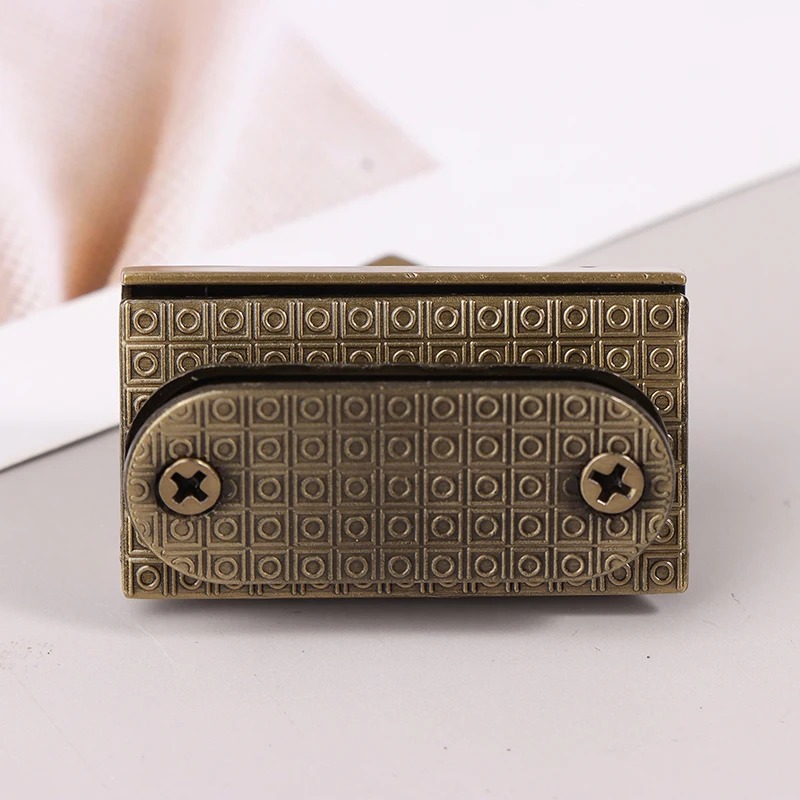 Metal Square Oval Twist Lock Tiny Bag Turn Lock Twist Lock Clasp Leather Craft Women Bag Handbag Shoulder Bag Purse DIY Hardware