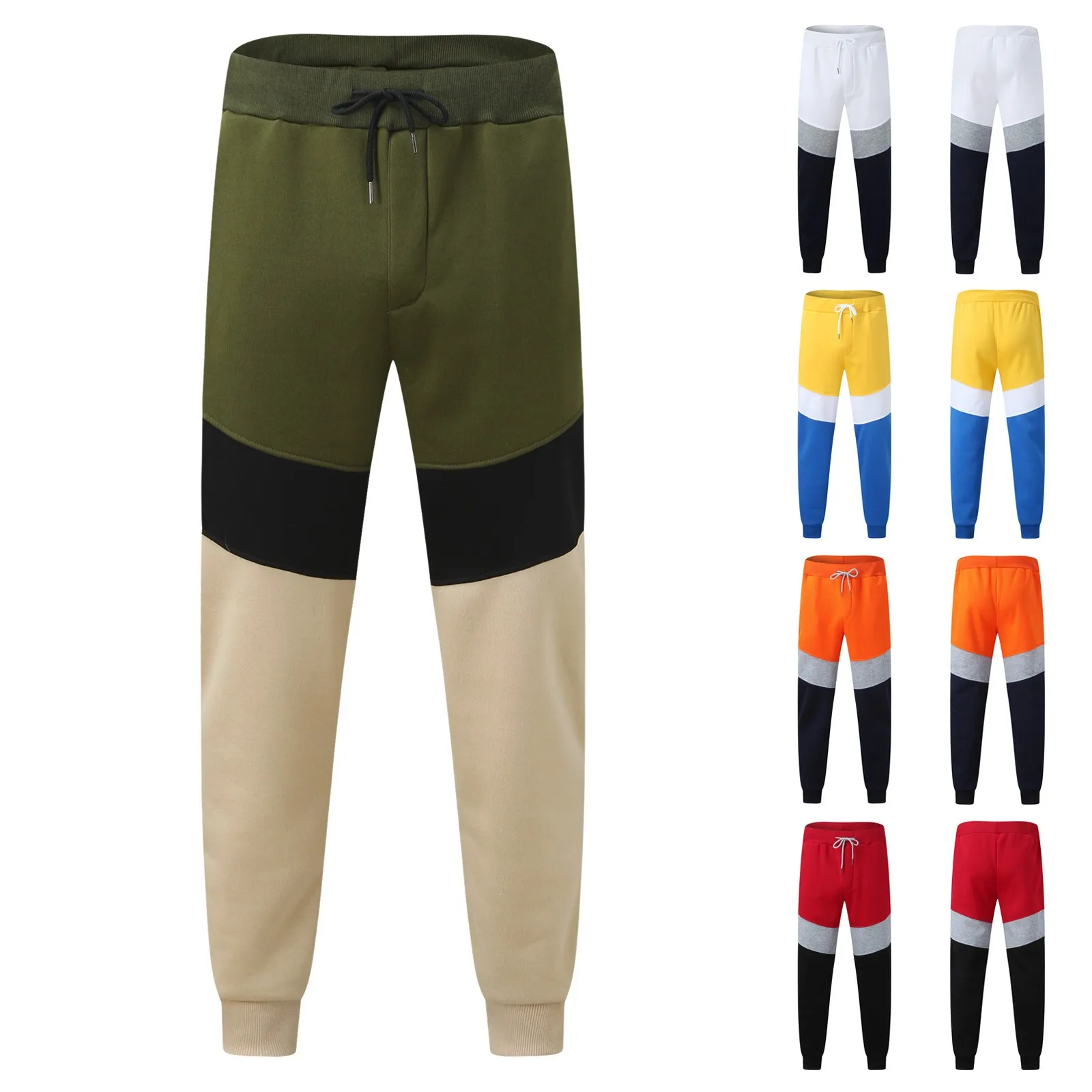 Tanie Męskie spodnie 44x30 dorywczo spodnie dla mężczyzn sportowe pasujący kolor długie męskie sklep
