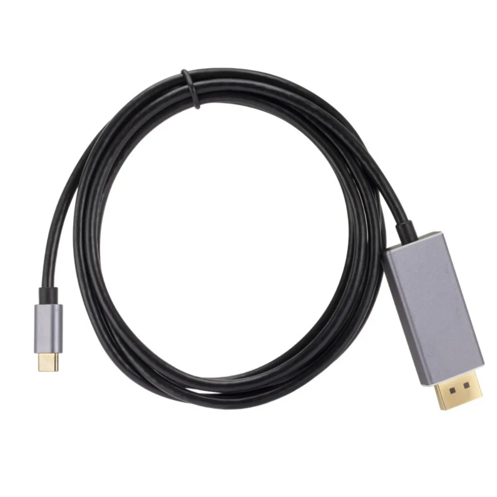 Type-c To Large DP 1.8m Type-C To Display Port Cable Conversion Wire Same Screen Cable 10Gbps 8K for Monitor/Projector/TV