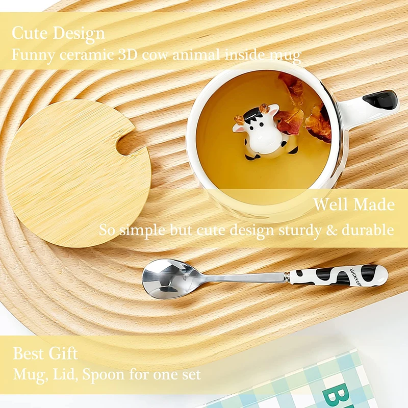 Vaso De Vaca De 20 Onzas Para Niña, Lindo Estampado De Vaca De Las Tierras Altas, Taza De Café De Viaje De Acero Inoxidable Con Popote Y Tapa, Regalos Divertidos Para