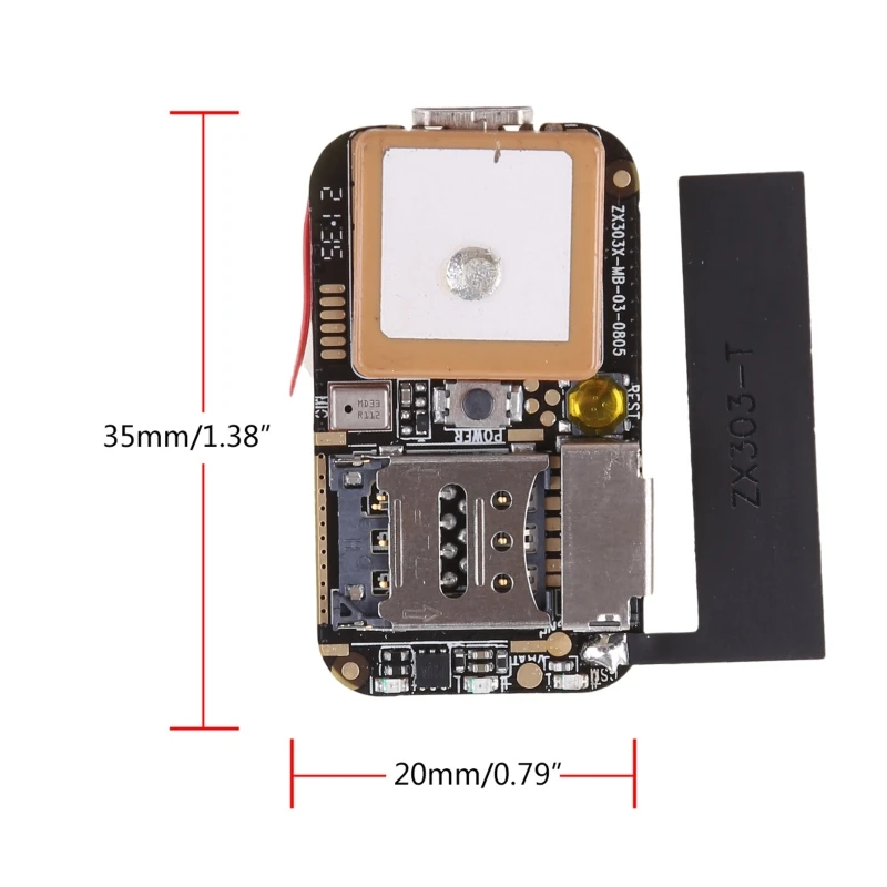 ZX303 Mini GPS Tracker SOS Real-time Call Voice Tracking Locator for Laptop Elderly People Real time Tracking Device