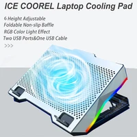 Gaming Laptop Cooling Pad with Powerful Cooler Fans,RGB Lighting and Phone Holder for 15-19 inch Laptops Stand 1