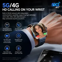 Nouvelle Montre Connectée 4G 5G 2026 pour Hommes, Carte SIM, 8 Go + 128 Go, Écran AMOLED 2,4 pouces, GPS, WiFi, Appels Vidéo, Téléchargement d'Applications Sociales, Smartwatch Android 6