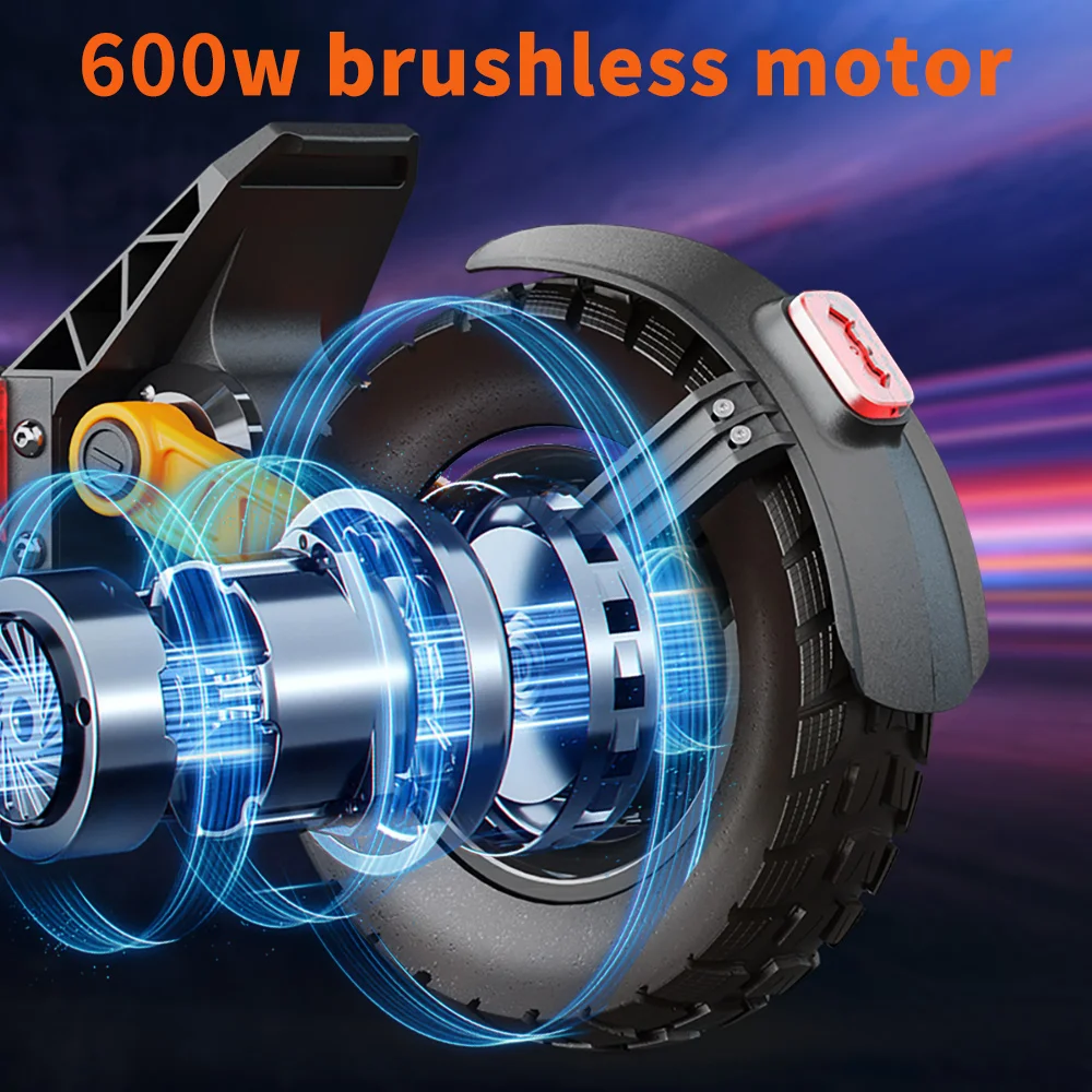 S5 Electric Scooter For Adults Motor 600W Up To 28MPH Folding E-Scooter 10'' Air Tire 48V 13AH Battery Foldable Electric Scooter