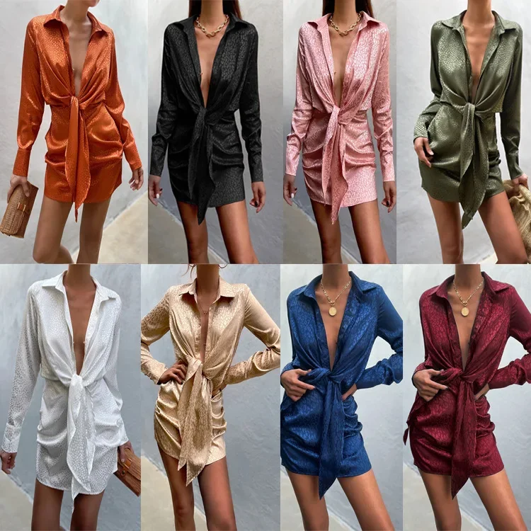Self tie lace v neck zip-up cami mini dress  | Festival Outfits Women