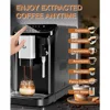 Fully Automatic Espresso Machine with Frother Steam Wand,20 Bar Built-In&Adjustable Espresso Bean Grinder,1-15 Adjustable Grind 6