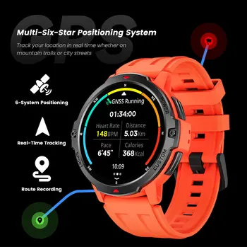 LEADOYS C31 Men's GPS Smartwatch