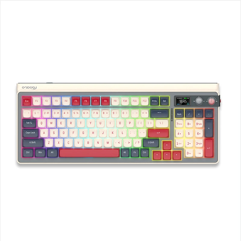 

FOPATO H98 Wireless Bluetooth Mechanical Keyboard The Third Mock Examination Game Keyboard Customized Hot Plug Gateway Structure