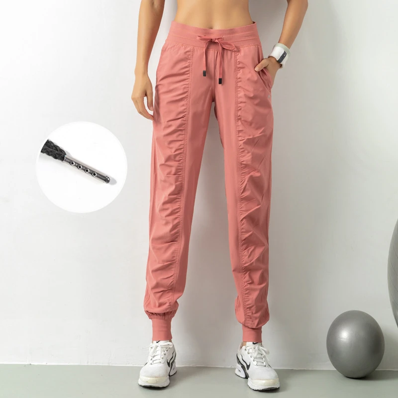 Loose sweatpants Women's slimming quick-drying pants Casual running fitness band sweatpants Breathable yoga pants