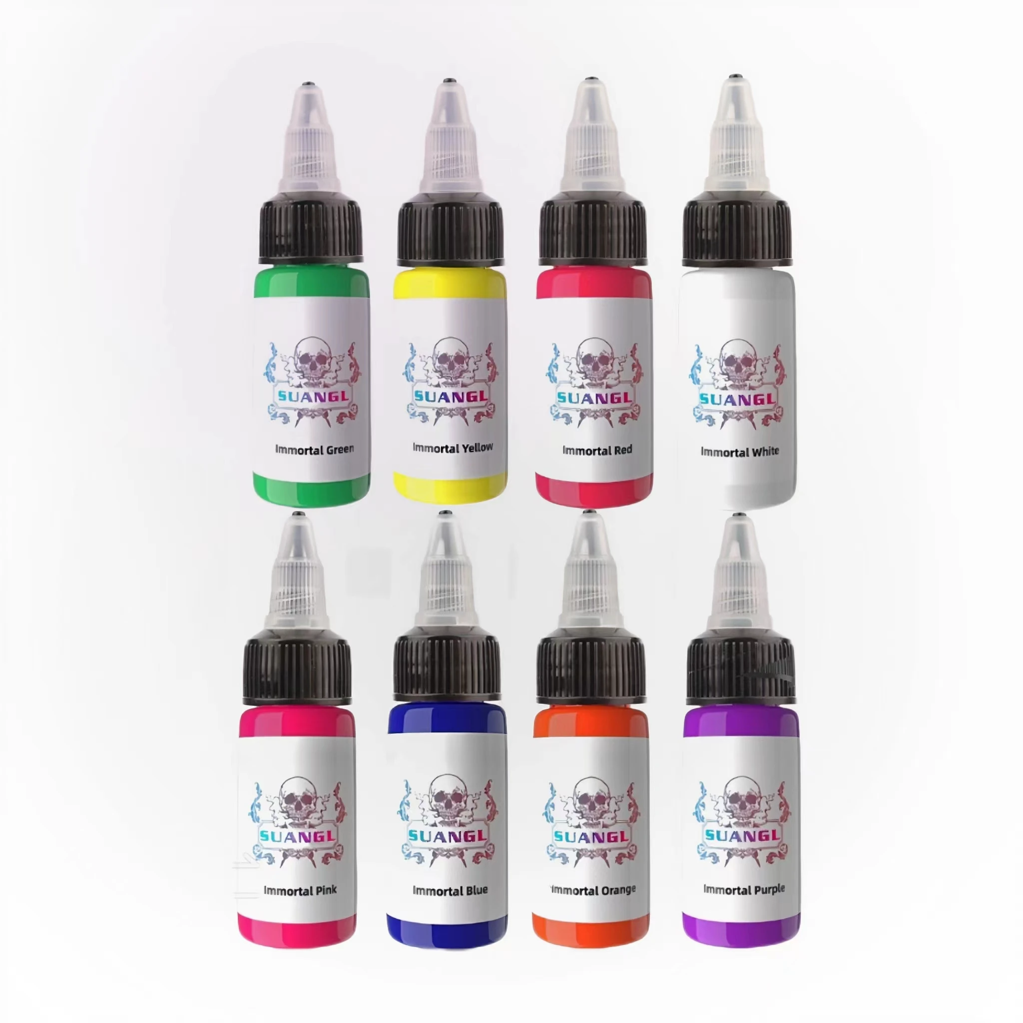 8pcs 15ml bottle professional fluorescent tattoo ink purple UV ink tattoo body painting pigment