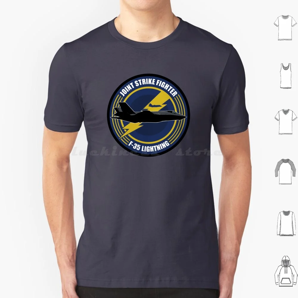F-35 Lightning T Shirt 6Xl Cotton Cool Tee F 35 Lightning 2 F 35 Lightning Ii F35 Lightning F 35 Lightning Patch F 35 Lightning