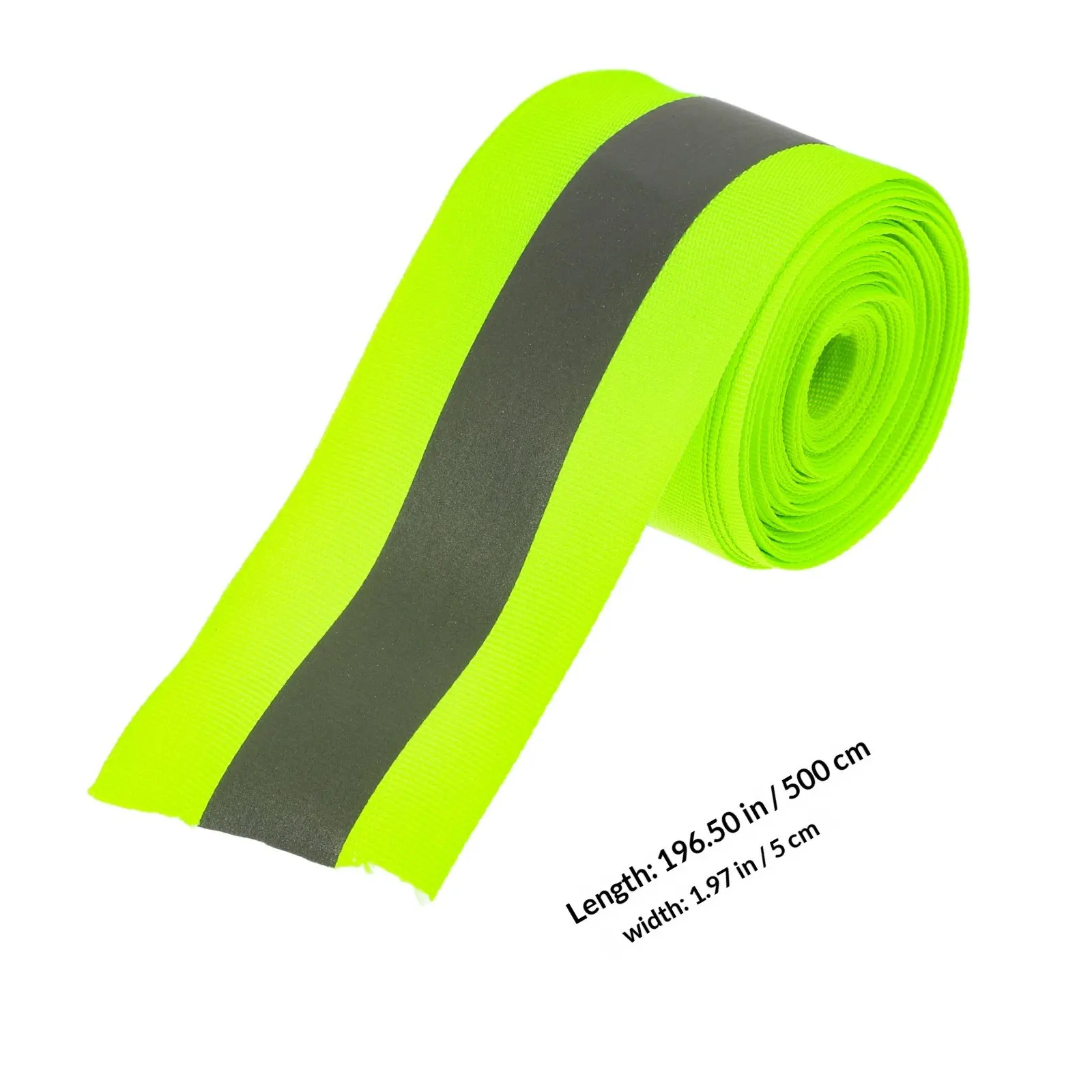 1 롤 고시인성 반사 테이프 야외 활동 경고용 안전 스트라이프 자전거 의류 주의 테이프