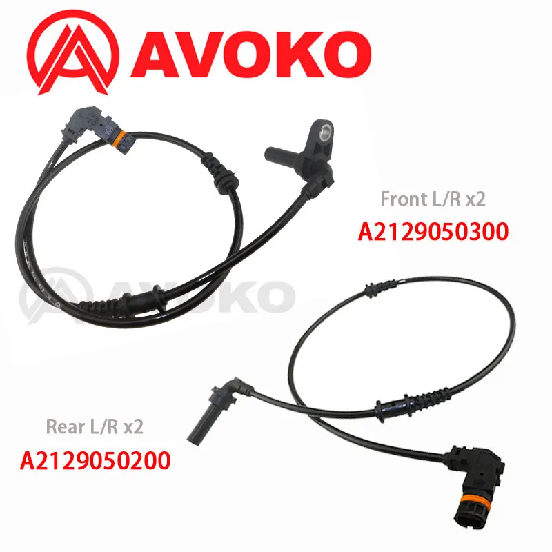 Front Rear L/R Left & Right ABS Wheel Speed Sensor For MB MERCEDES-BENZ ...