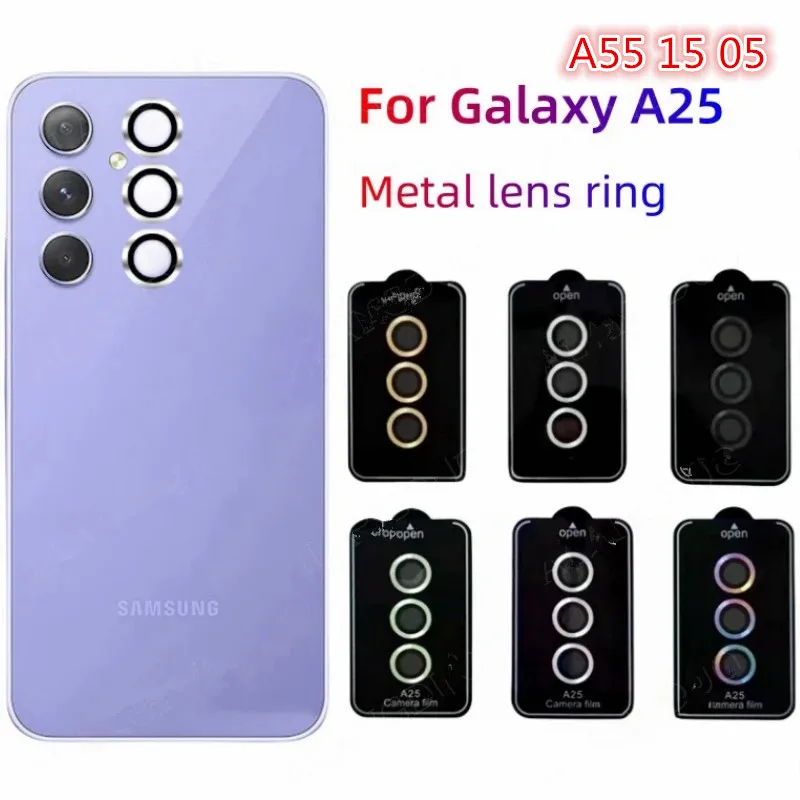 Durable Metal Lens Ring with Glass Camera Protector