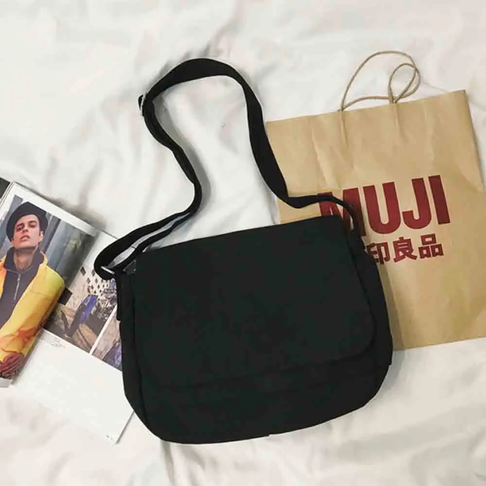 Messenger Bag Japanese Multi-function Messenger Bag Student Fashionable and VersatilePortable One-shoulder Friends Pattern Bags