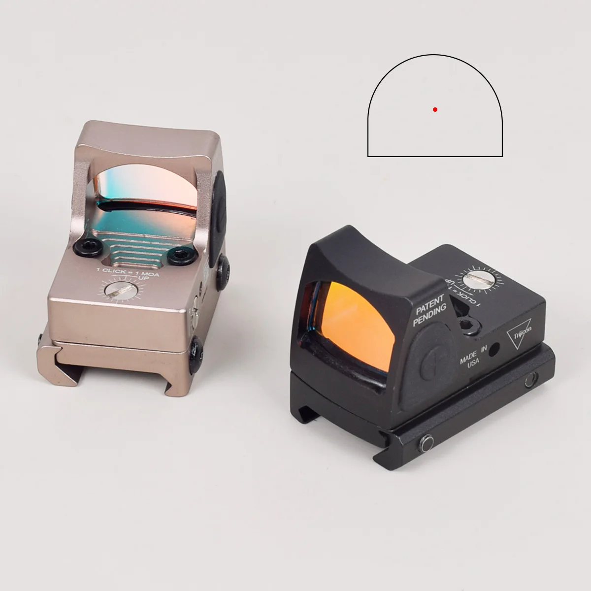 

Тактическая Защитная крышка для объектива Trijicon RMR Killflash сетчатая крышка прицела Mos Glock красная точка прицел охотничьи аксессуары