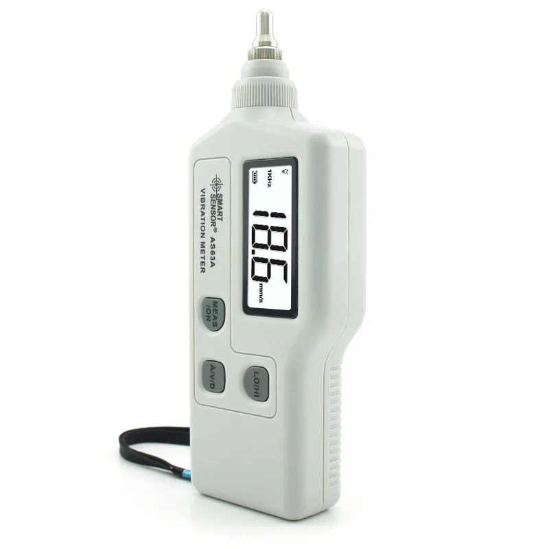 

AS63A Vibrometer Portable Handheld Motor Probe Seismic Vibration Tester