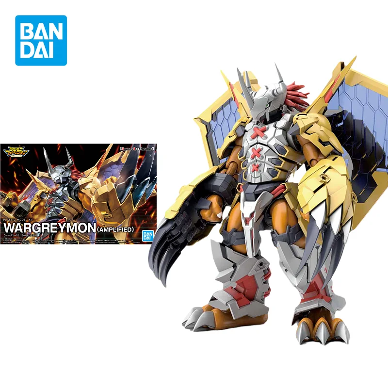 Bandai Original Digital Monster Figure-Rise Standard Anime Figure Model Wargreymon Amplificato Action Figure Giocattoli Regali Per Bambini