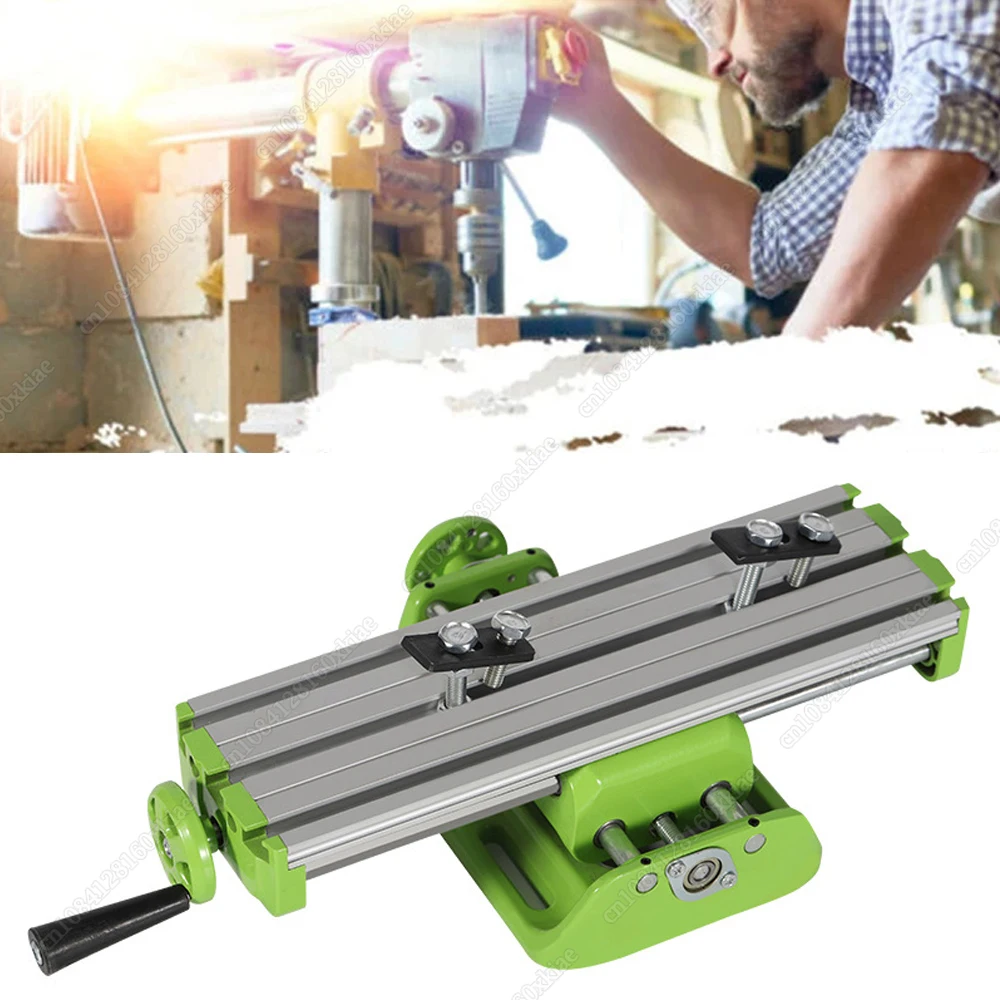 

Mini Compound Bench Drilling Slide Table Worktable Working Milling Cross Table Milling Vise Machine for Bench Drill Stand Tool