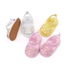 Baby Girl Shoes Cute Flowers Beautiful Sandals Summer Walking Infant Shoes 2024 New Fashion High Quality PU and TPR BHX3195 1