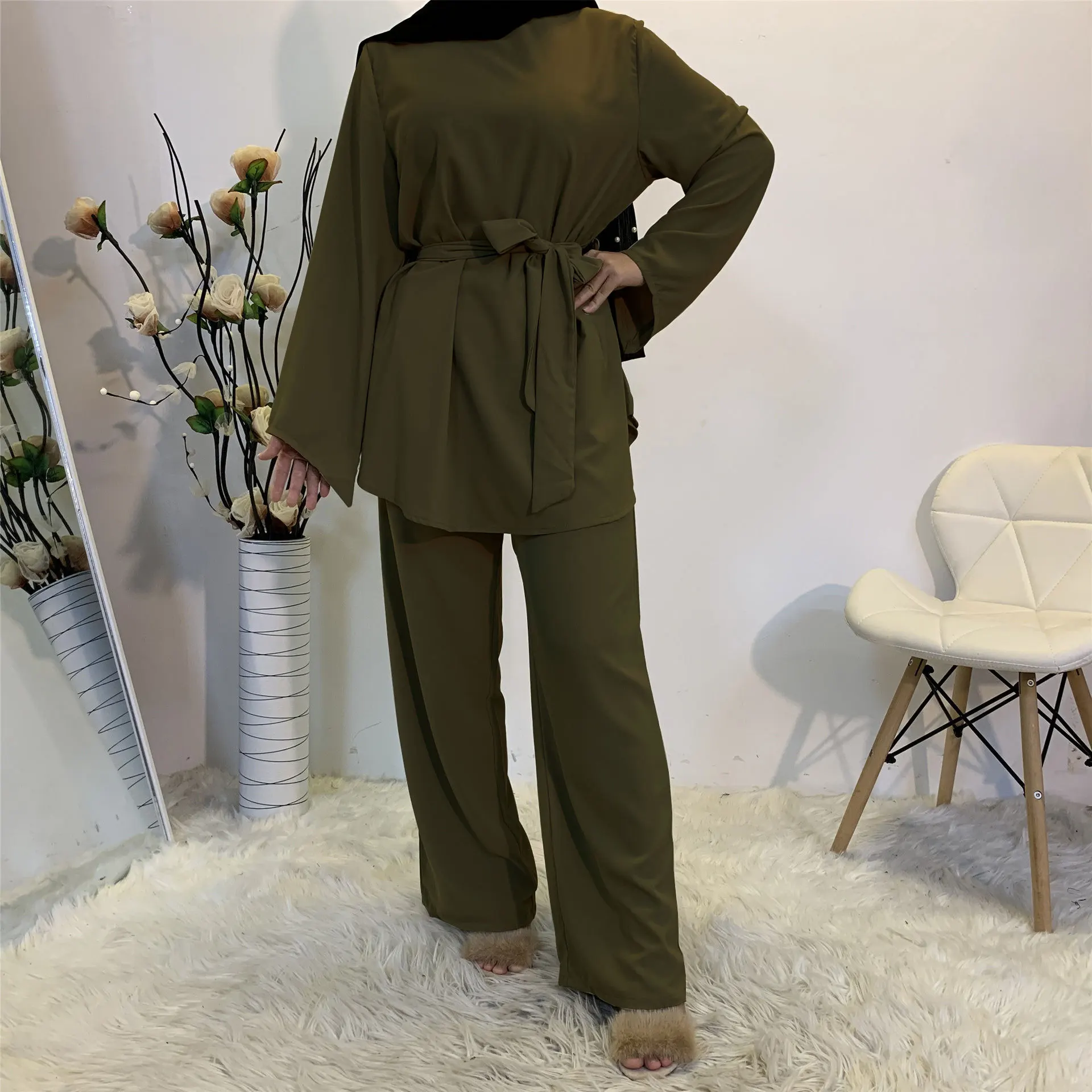 

Abayat Muslim Sets Khimar Jilbeb Islam Prayer Clothes Abayas for Women Ensembles Musulmans Islamic Clothing Sets Abaya Femme