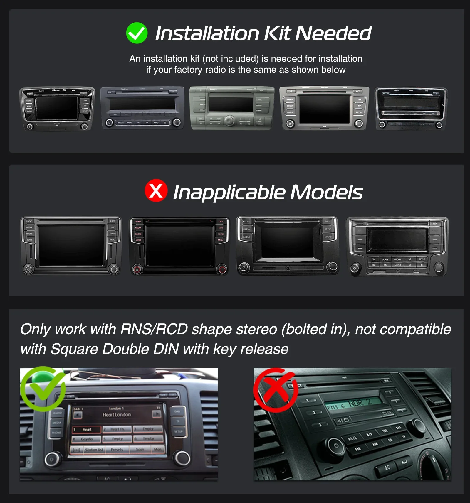 ESSGOO Autoradio Android15 9" 4+64 GB Bluetooth für VW Tiguan T5 Passat B6 B7 Golf 5 6 Touran Polo Caddy EOS Jetta 6R CarPlay GPS Navigation RDS WiFi Lenkradsteuerung Mirror Link Touchscreen Wireless CarPlay Android Au – Detail 5