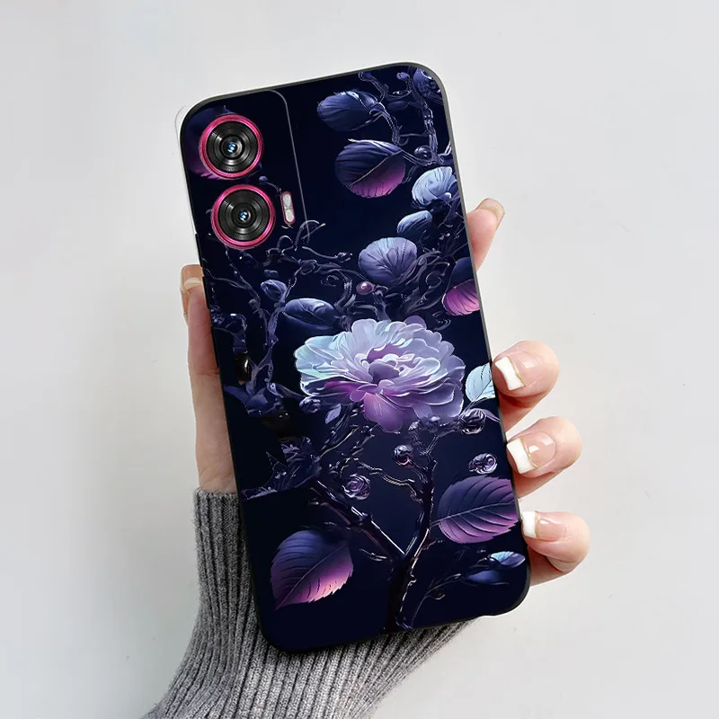 Silicone TPU Fashion Love Heart Cartoon Shockproof Phone Case for Motorola Edge 50 Fusion