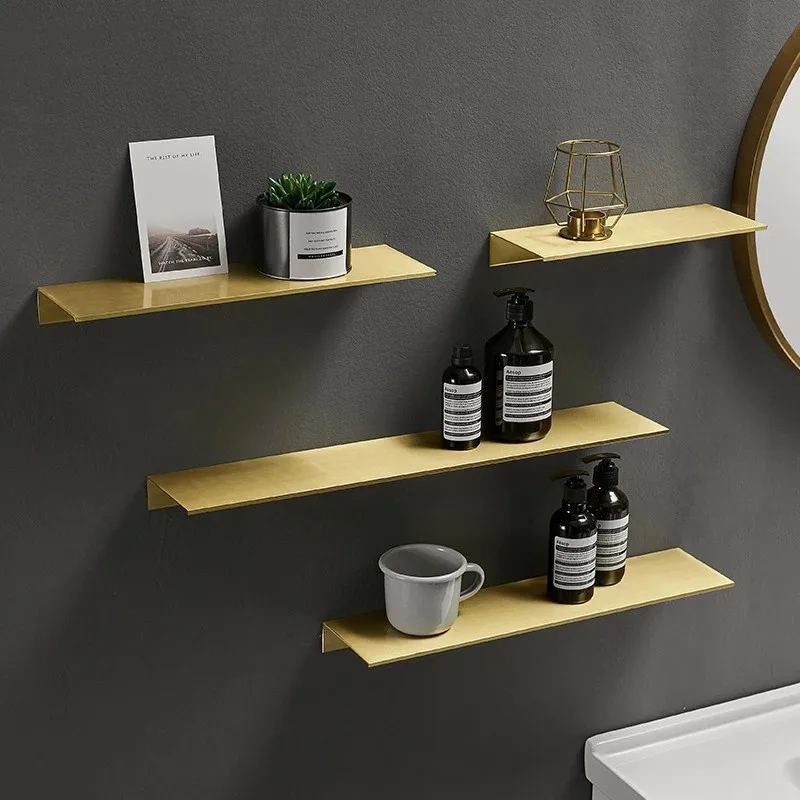 

D2 30-50cm Modern Shelves Bathroom Storage Rack Bathroom Shelves Organizer Accessories Sets Kitchen Wall Shelf Home Accessories