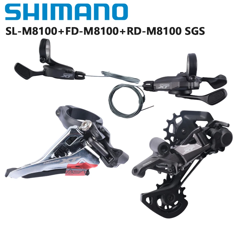 Shimano DEORE XT SLX M8100 M7100 Groupset Shifter Lever 2x12s Front