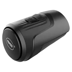 Powerful 125dB Rechargeable Bicycle Electronic Bell with Anti-Theft Alarm (Black)