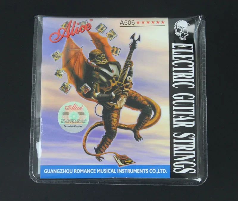 Description Picture 3 of item10 Pack Alice A506 Electric Guitar Strings Coated Steel Core Nickel Alloy Wound A506XL A506SL A506L Optional