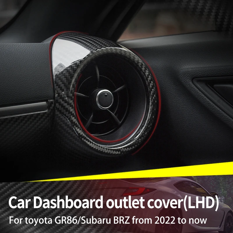 

Auto Interior Parts Dry Carbon Fiber Car Air Outlet Cover For Toyota gr86 ZN8/Subaru Brz ZD8 2022＋ Support Customized Services