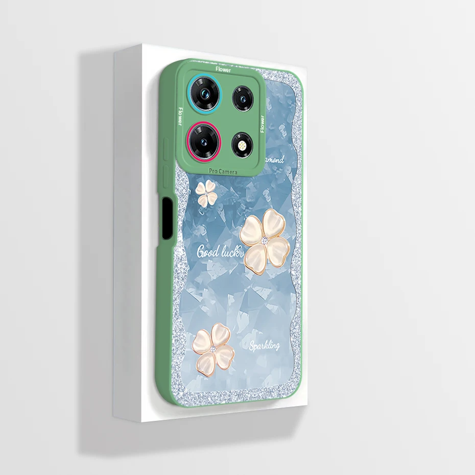 Art Liquid Silicone Phone Case with Camera Protection - Premium Back Cover