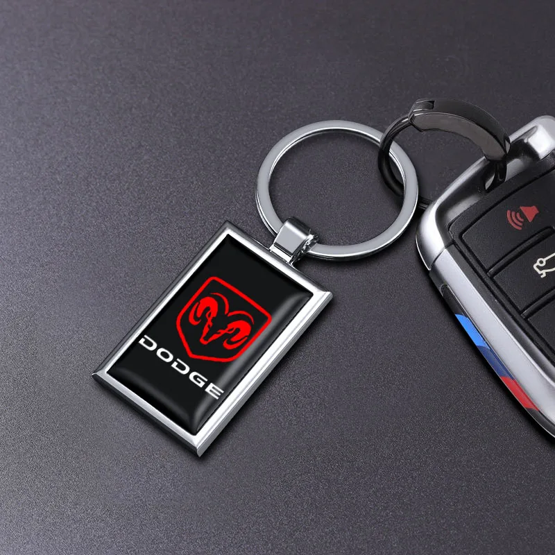 High Quality Metal Alloy Keychain Keyring Car Key Accessories For Dodge