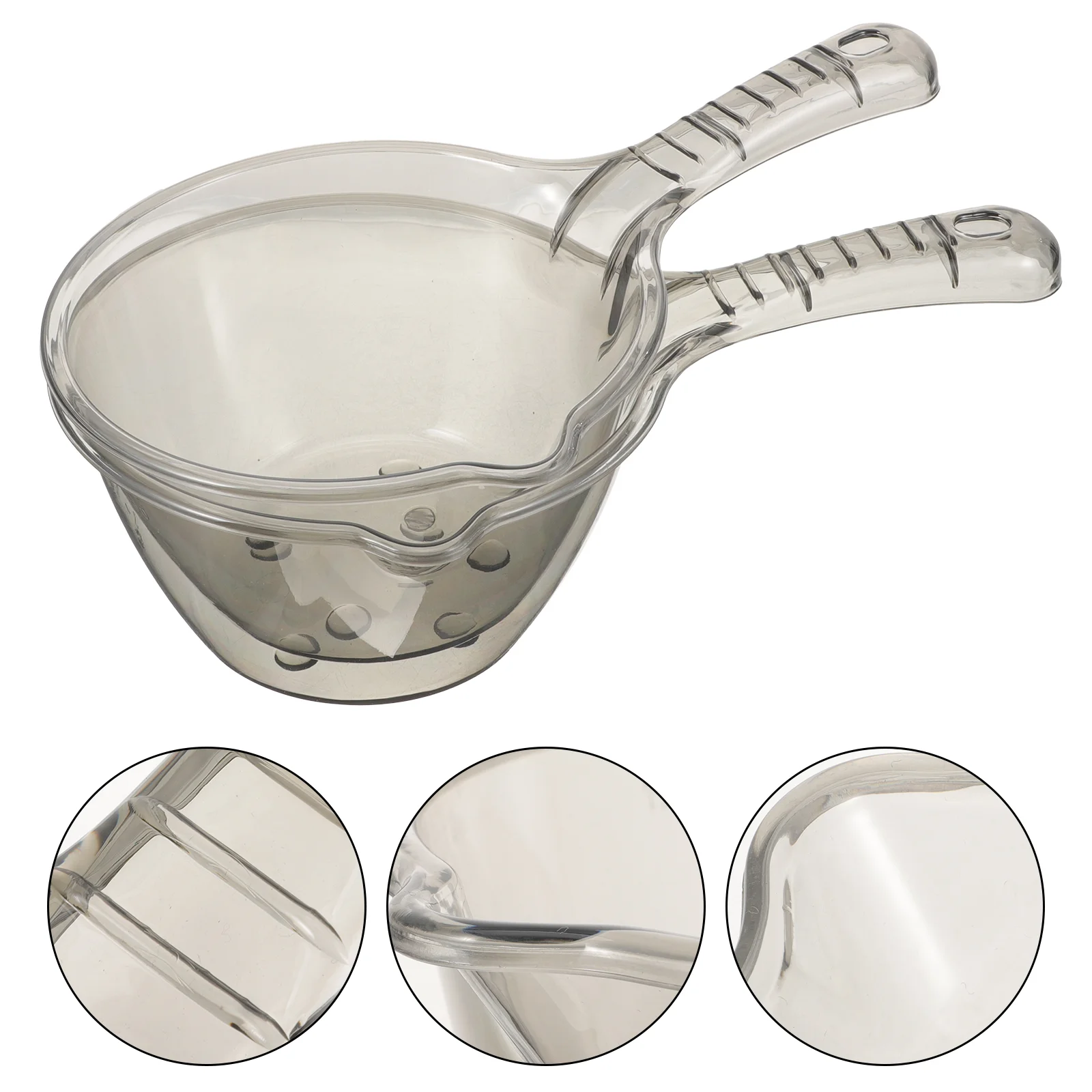 2 Pcs Bath Scoop Bubble Bathroom Portable Bathtub Kitchen Ladles for Watering Soup Mini