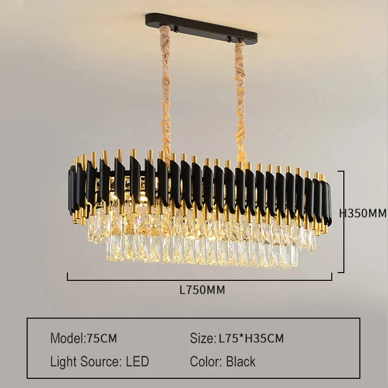 Black Oval L75CM