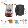 Functional Desktop Silver Windproof Indoor Outdoor Oil Lamp Kerosene Heaters With Parts For Sale 4