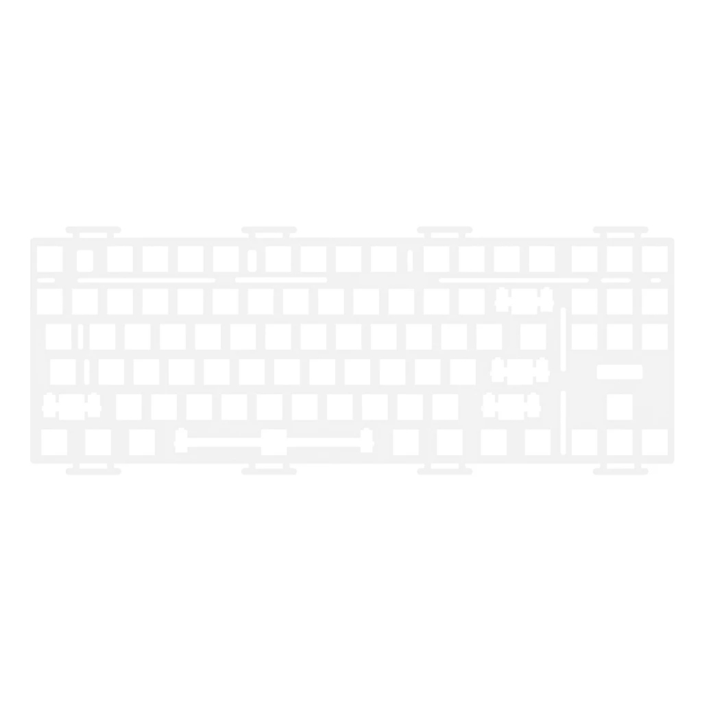 Akko-monsgeek m3 Teclado Mecânico Faça Você Mesmo Kit Fr4 Placa Pom para Monsgeek m3 - Imagem 2